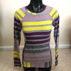 Lululemon striped Long Sleeve top size 4